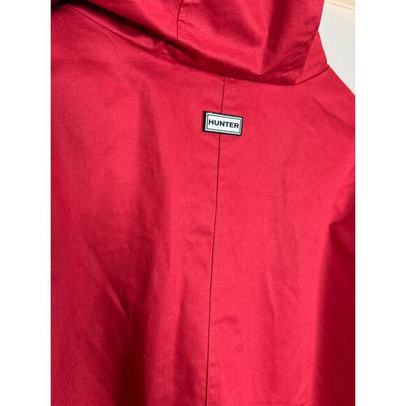HUNTER Women's Red Adela Classic Waterproof Rain Jacket Plus Size XXL - Picture 6 of 14